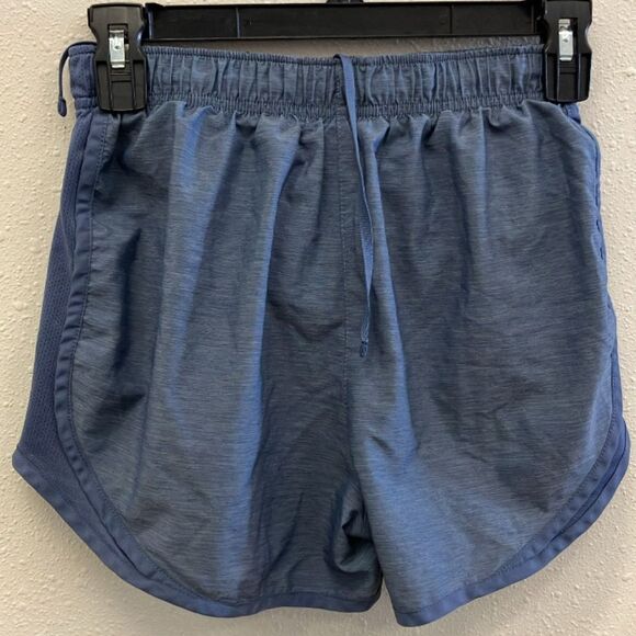 Nike Women's Athletic Running Shorts with liner in Blue XS #720 - Picture 2 of 2